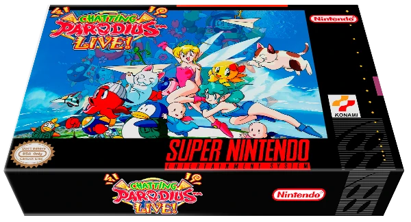 Jikkyou Oshaberi Parodius box art