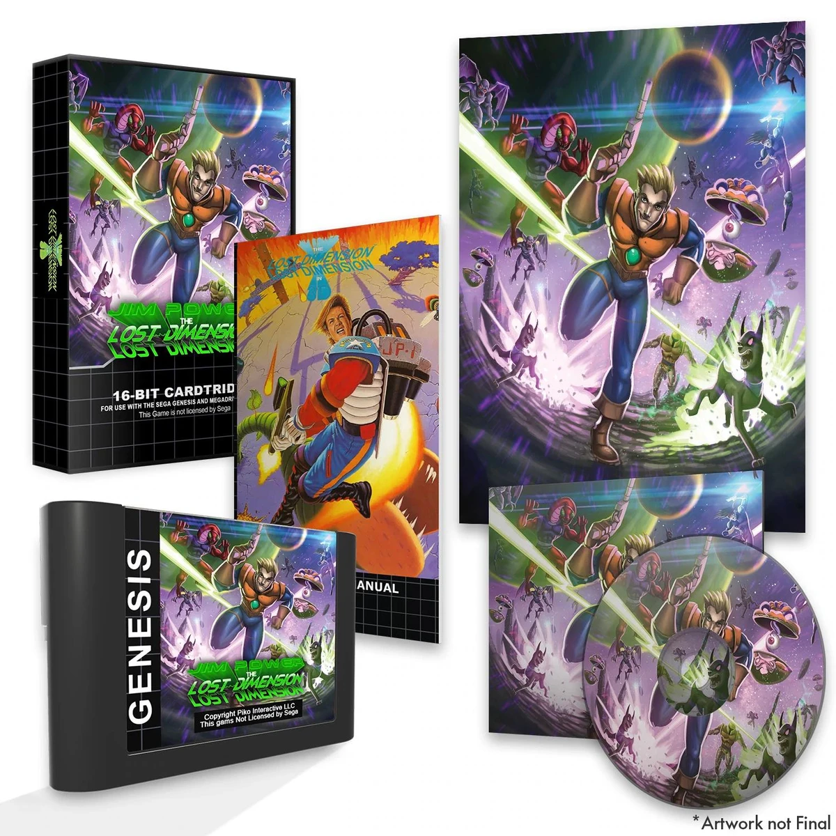 Jim Power: The Lost Dimension [Homebrew] box art