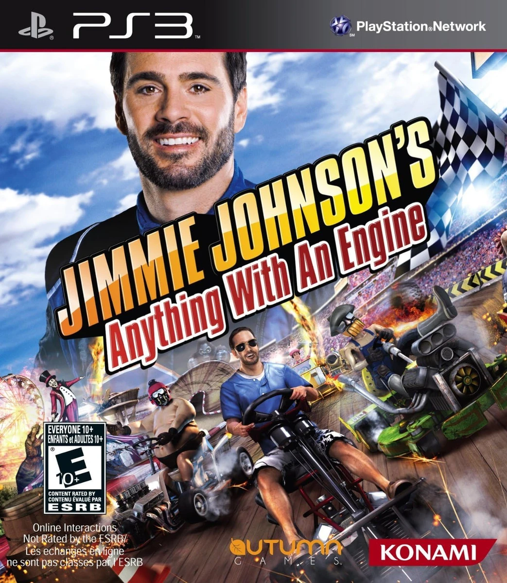Jimmie Johnson's Anything with an Engine box art
