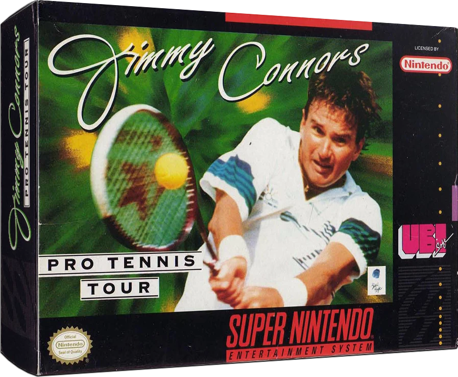 Jimmy Connors Pro Tennis Tour box art