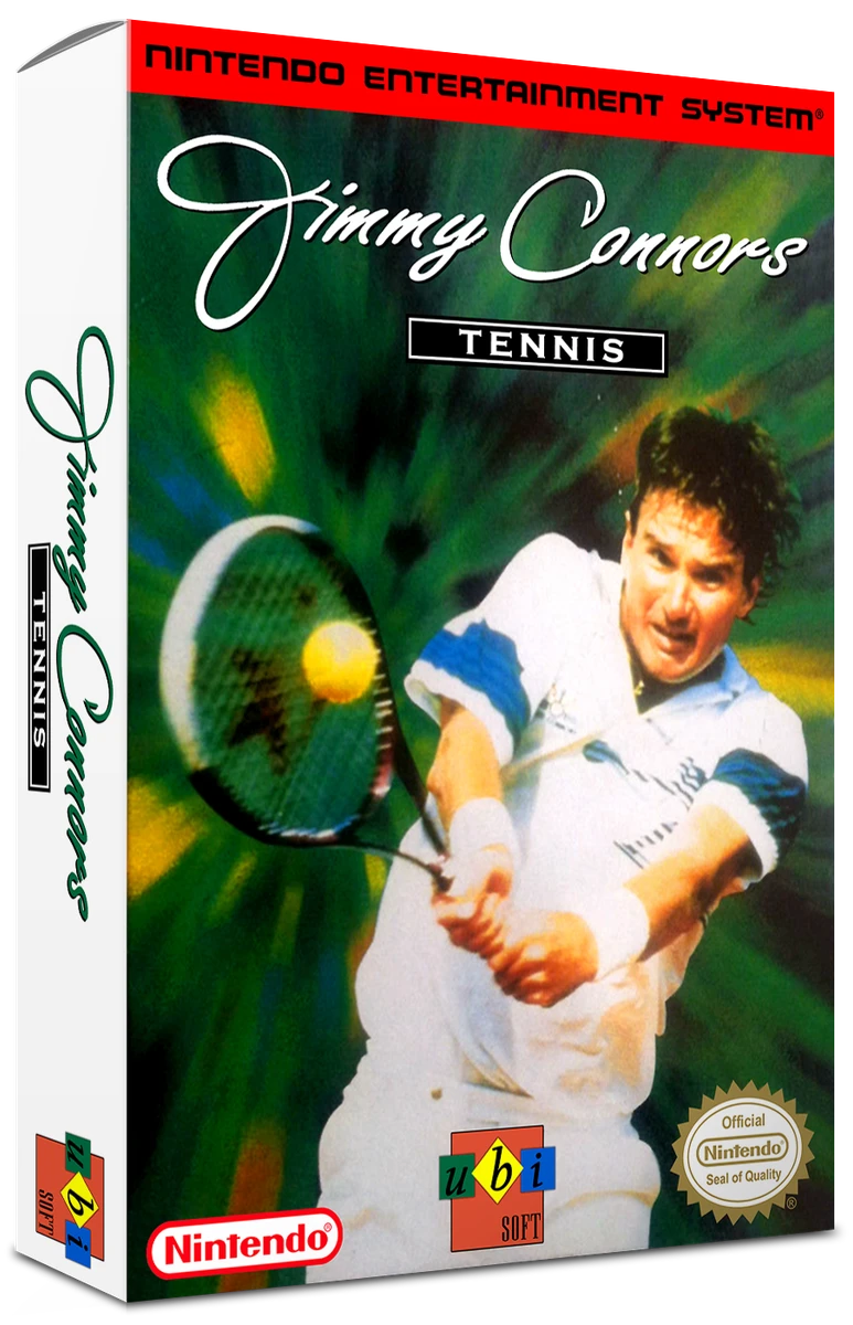 Jimmy Connors Tennis box art
