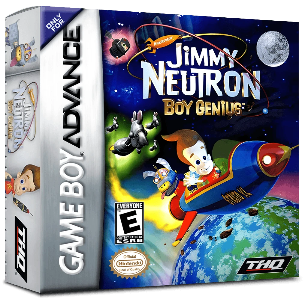 Jimmy Neutron Boy Genius box art