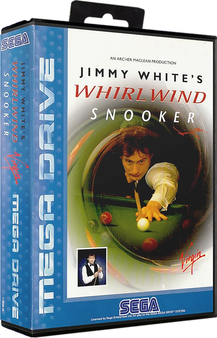 Jimmy White's 'Whirlwind' Snooker box art
