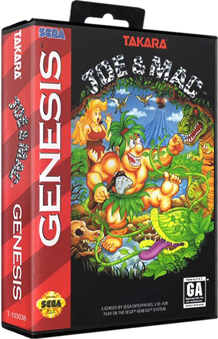 Joe and Mac box art