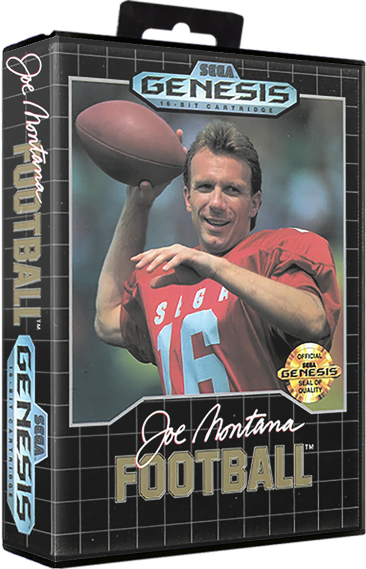 Joe Montana Football box art