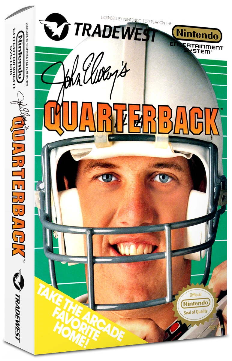 John Elway's Quarterback box art