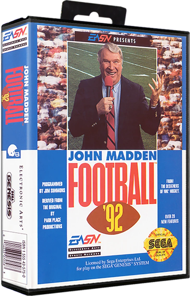 John Madden Football '92 box art