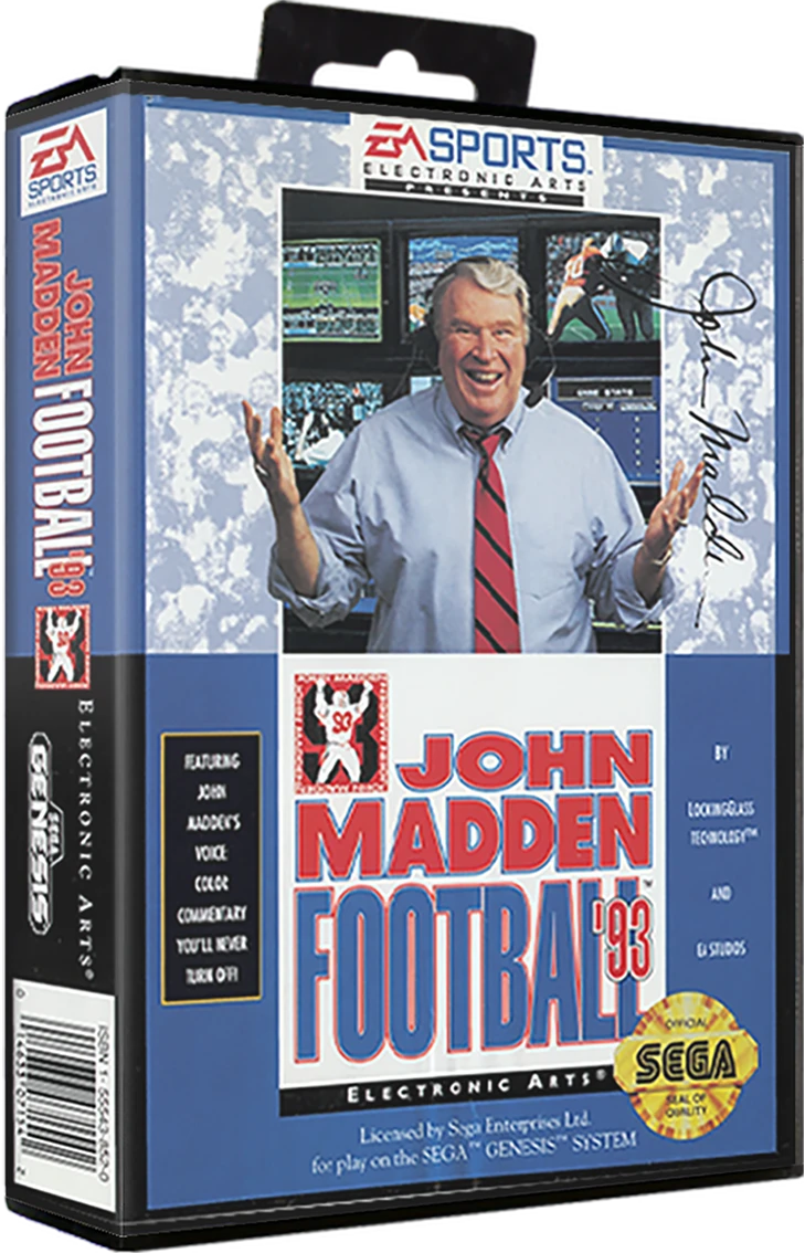 John Madden Football '93 box art