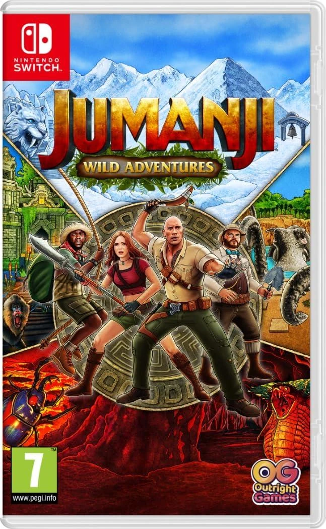 Jumanji: Wild Adventures box art