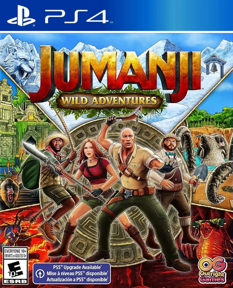 Jumanji: Wild Adventures box art