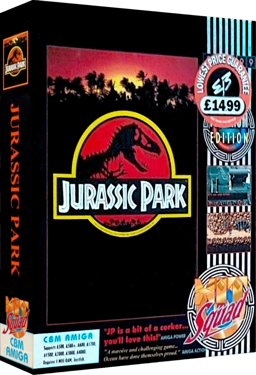 Jurassic Park box art
