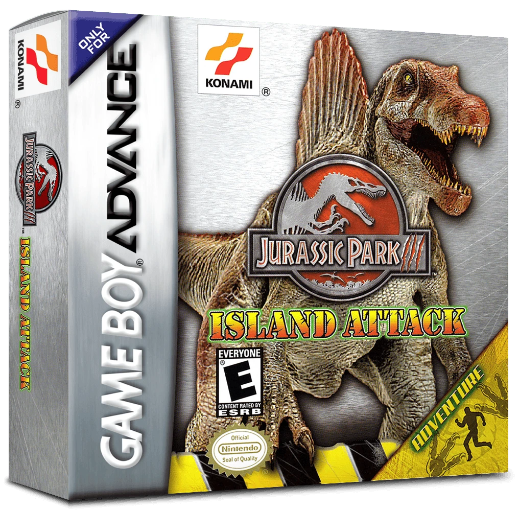 Jurassic Park III Island Attack box art