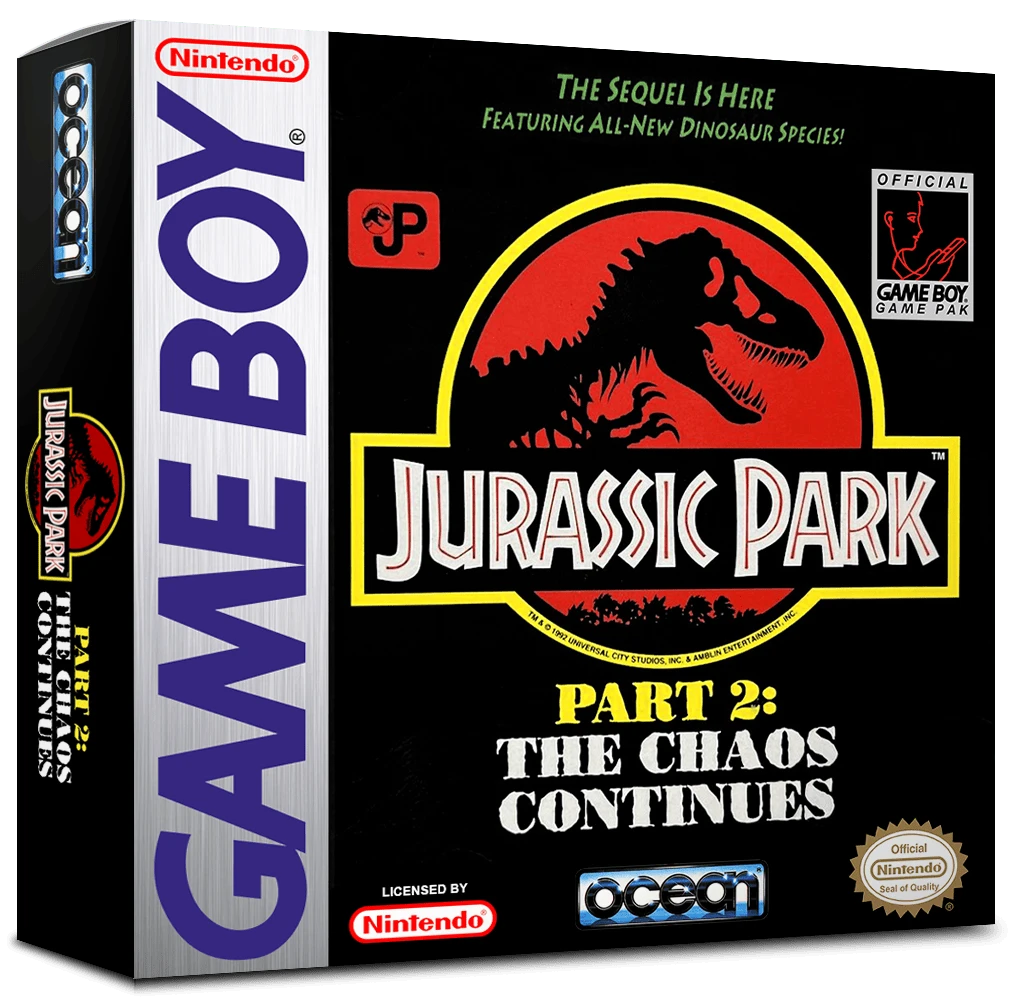 Jurassic Park Part 2: The Chaos Continues box art