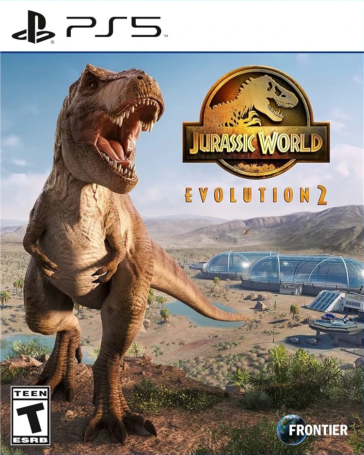 Jurassic World Evolution 2 box art
