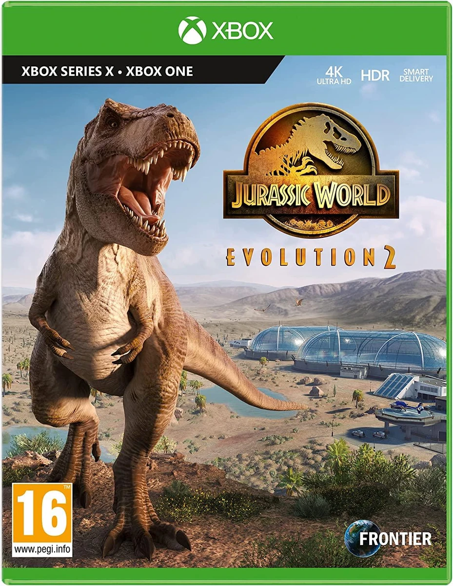 Jurassic World Evolution 2 box art