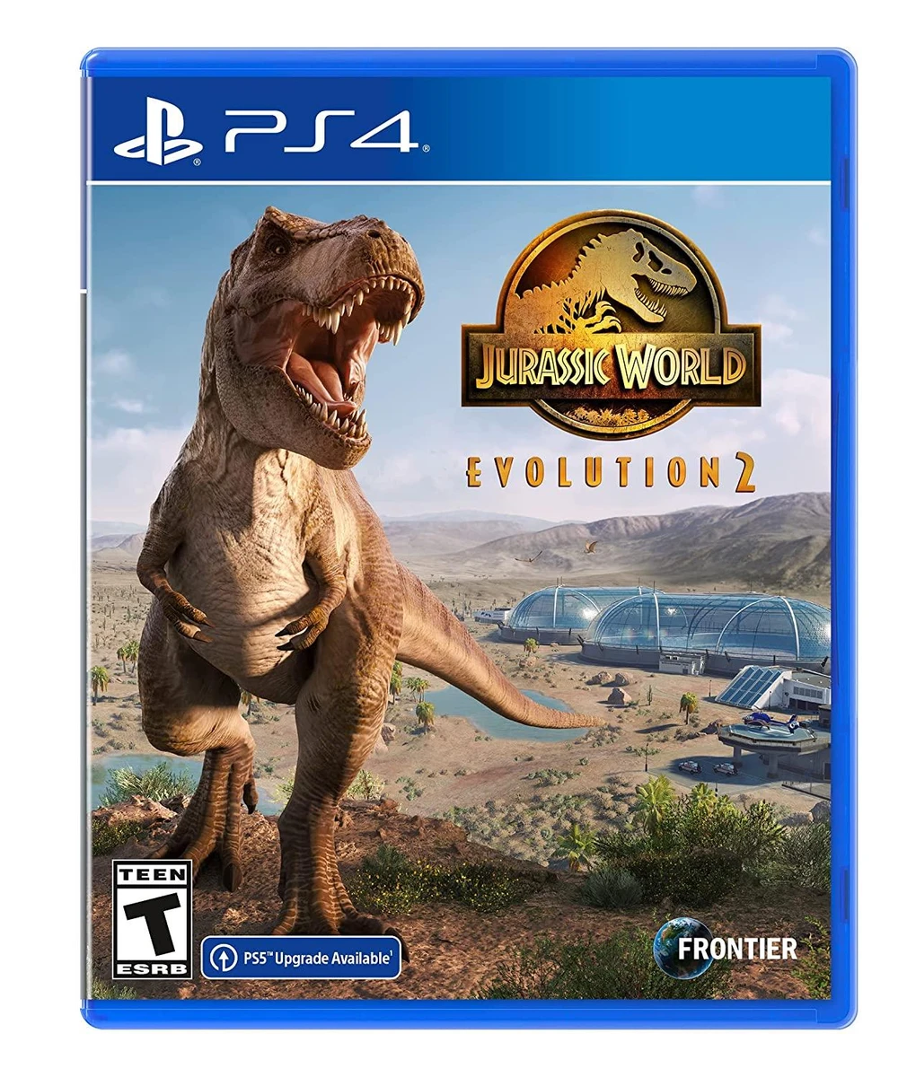 Jurassic World Evolution 2 box art
