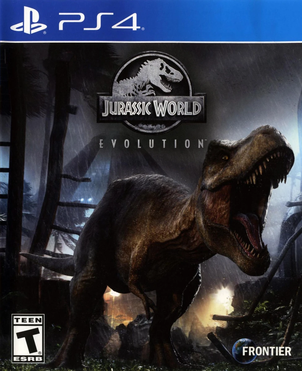 Jurassic World Evolution box art