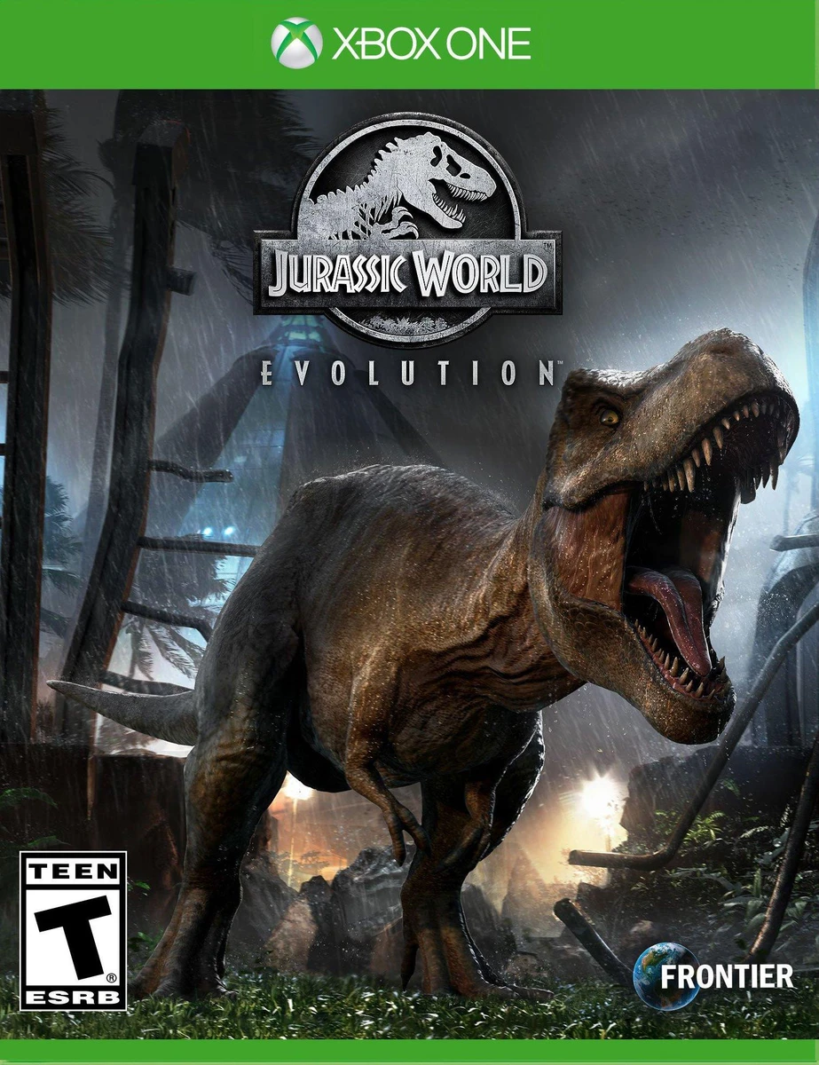 Jurassic World Evolution box art