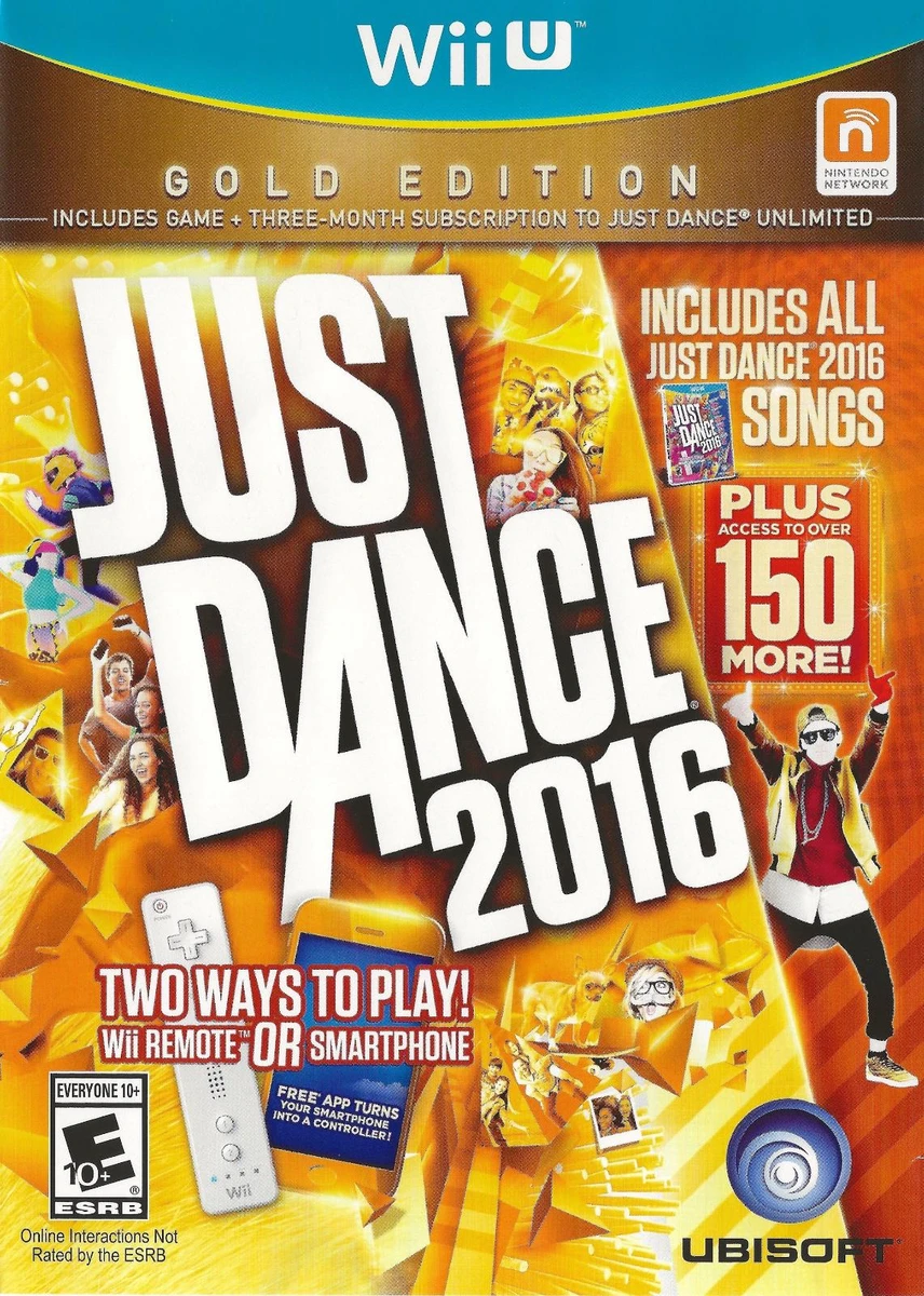 Just Dance 2016: Gold Edition box art