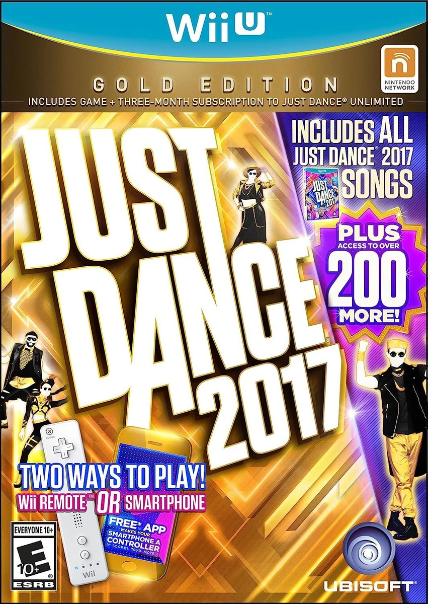 Just Dance 2017 Gold Edition box art