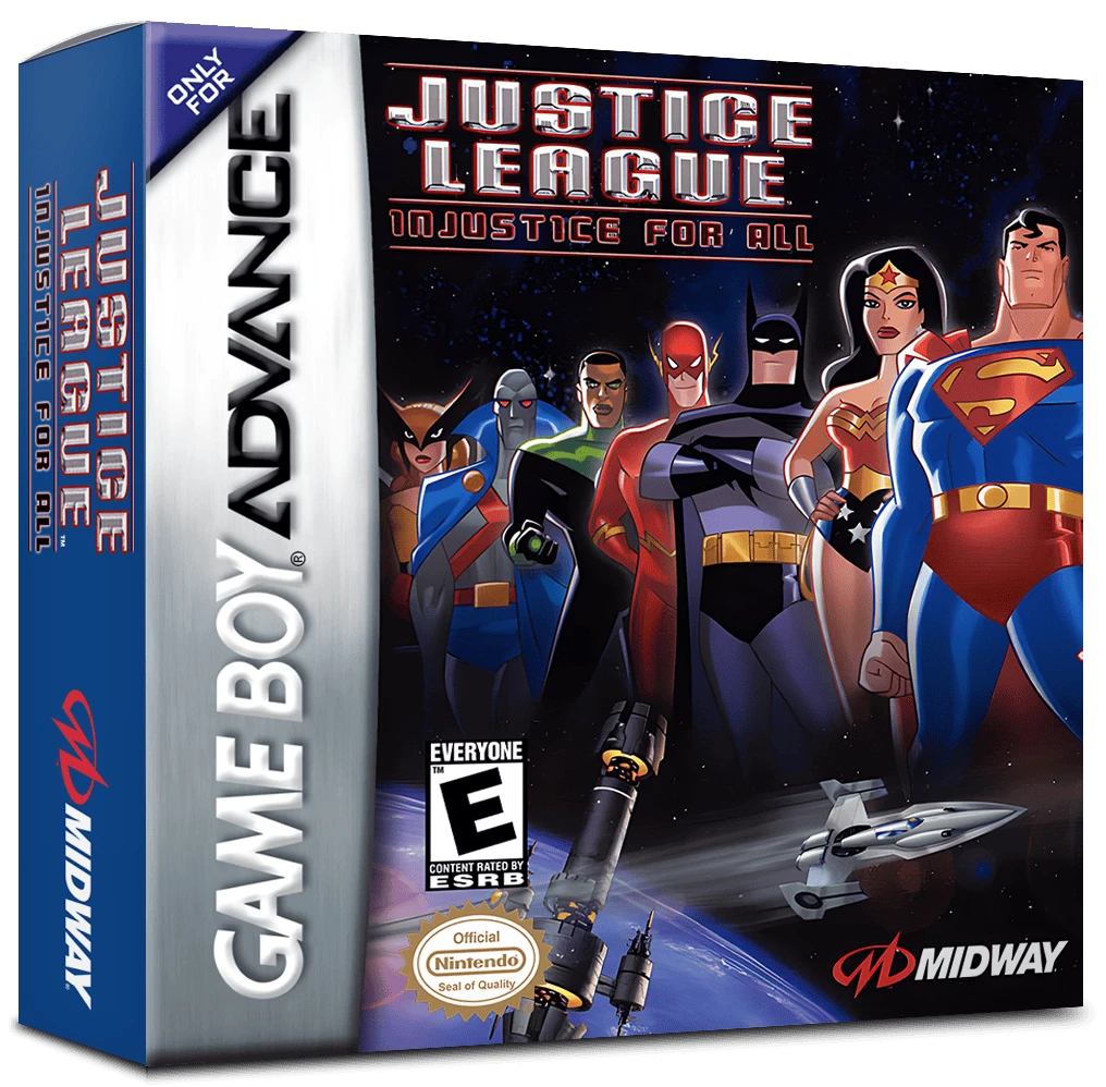 Justice League Injustice for All box art