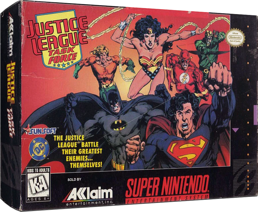 Justice League Task Force box art