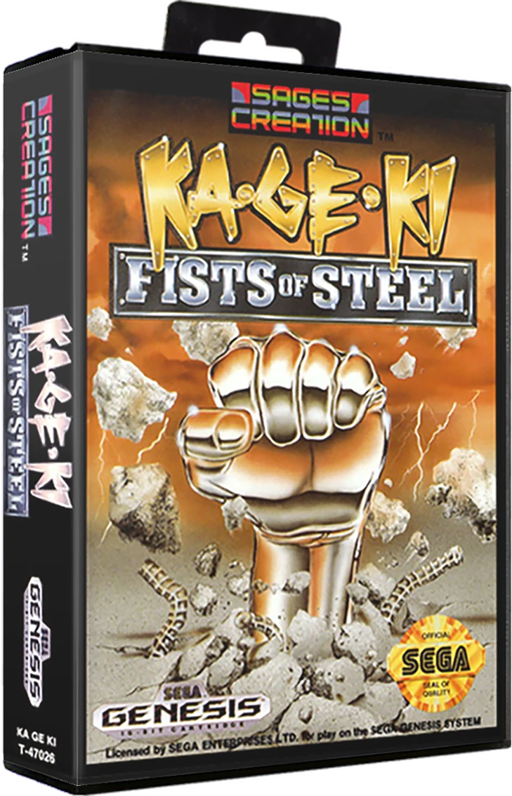 Ka-Ge-Ki Fists of Steel box art