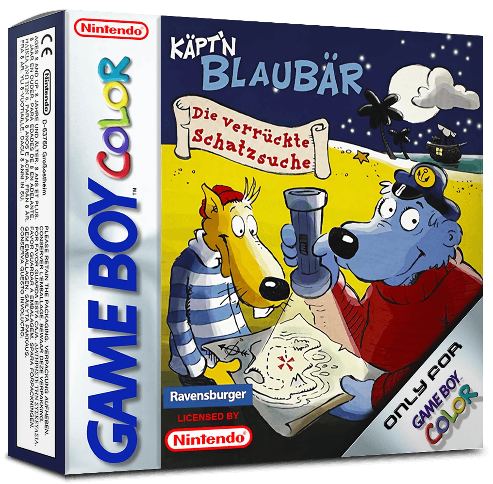 Kapt'n Blaubar Die Verruckte Schatzsuche box art