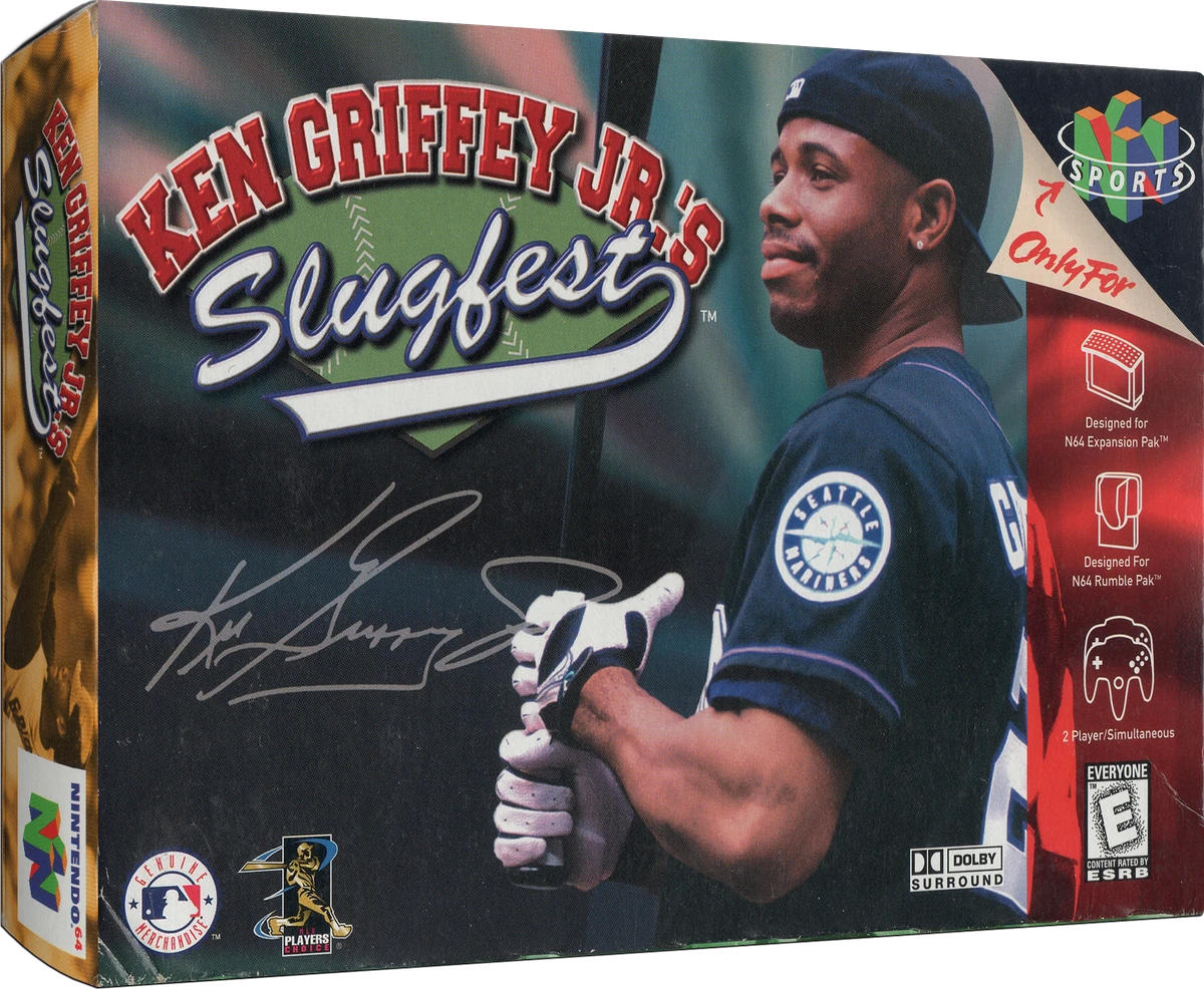 Ken Griffey Jr's Slugfest box art