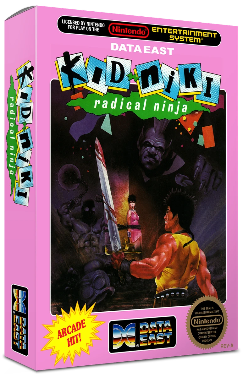 Kid Niki Radical Ninja [5 Screw] box art
