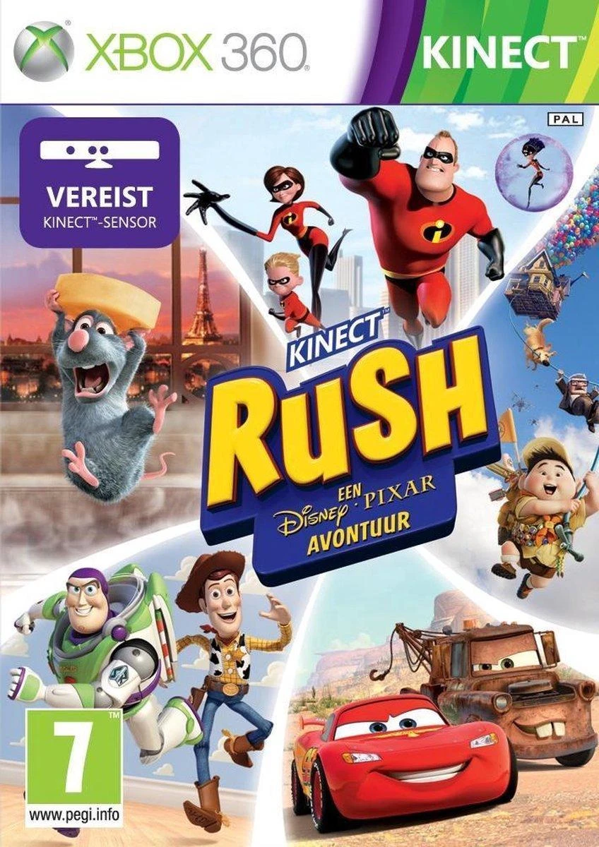 Kinect Rush: Disney Pixar Adventure box art