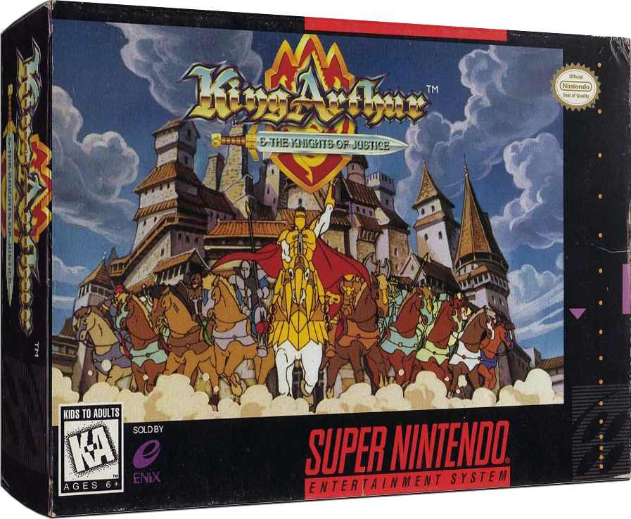 King Arthur and the Knights of Justice box art