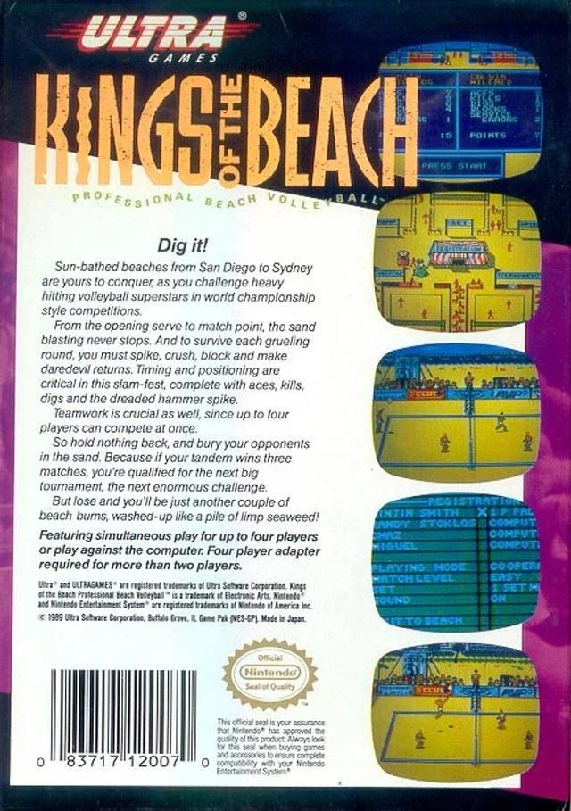 Kings of the Beach box art