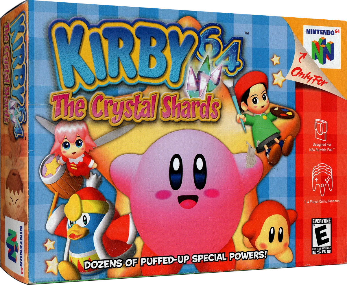 Kirby 64: The Crystal Shards box art