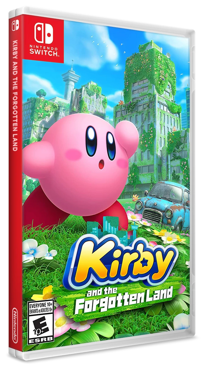 Kirby and the Forgotten Land box art