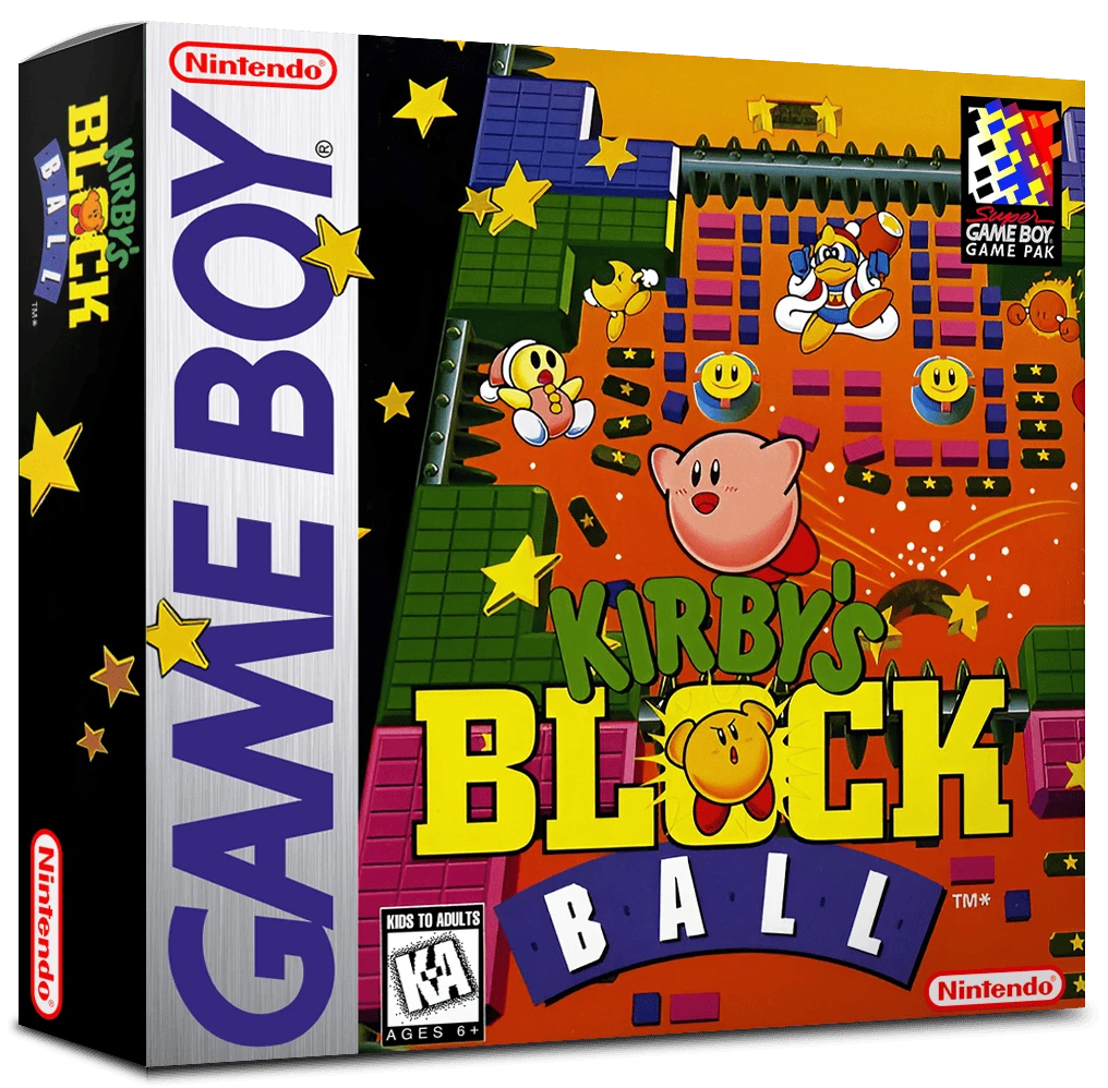Kirby's Block Ball box art