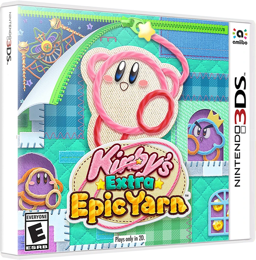 Kirby's Extra Epic Yarn box art