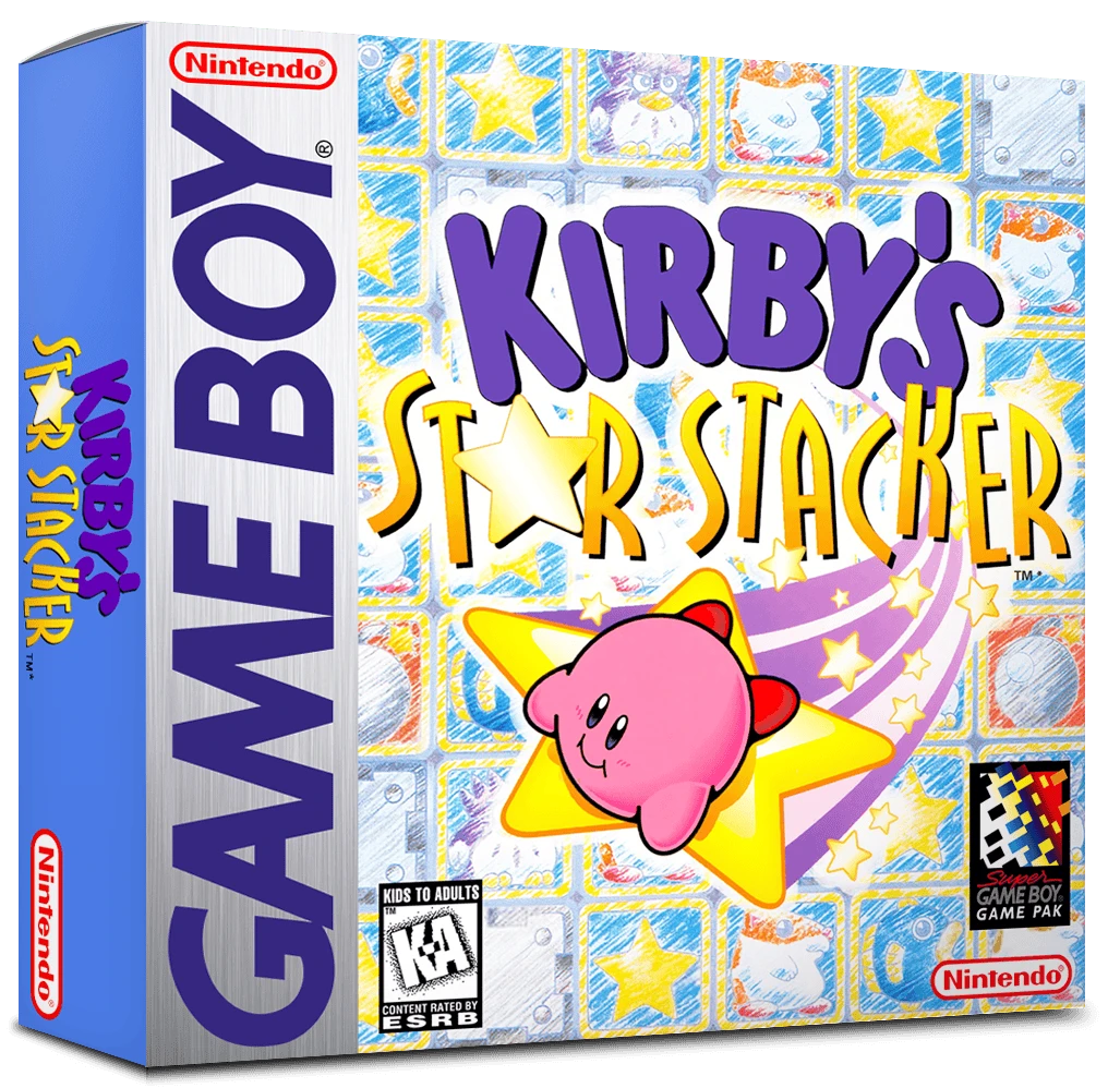 Kirby's Star Stacker box art