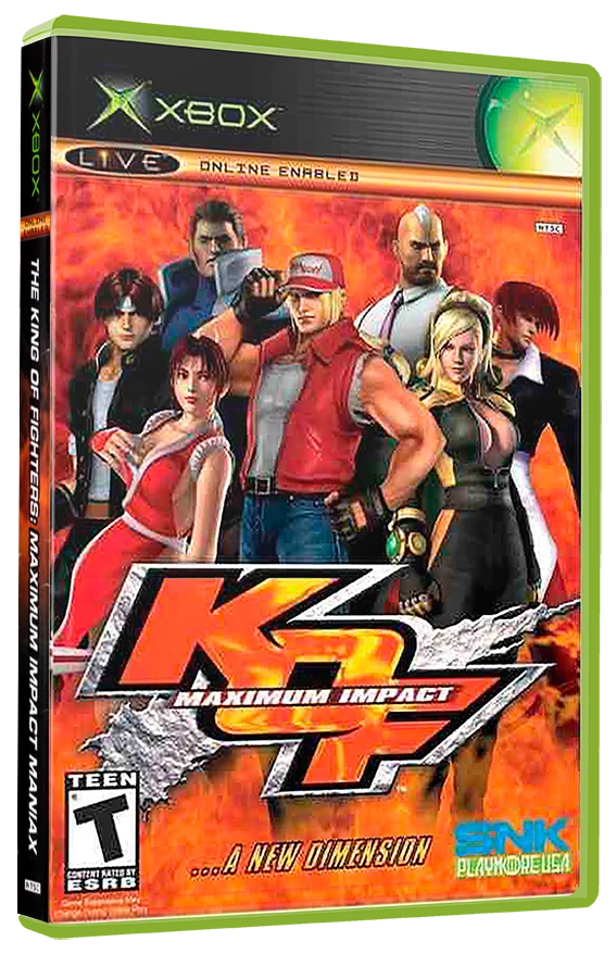 KOF Maximum Impact Maniax box art