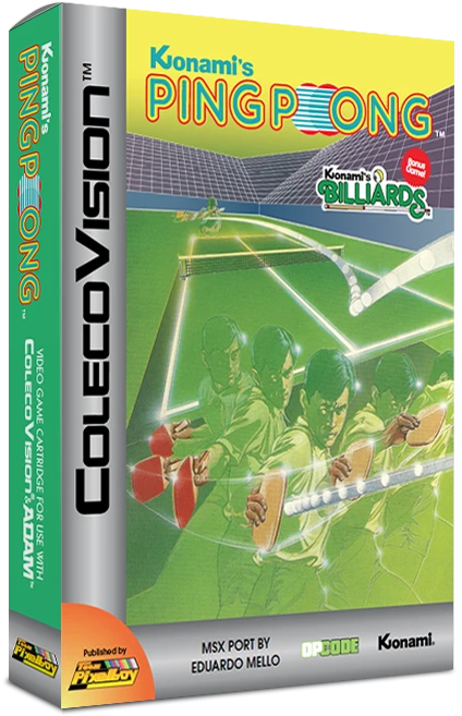Konami's Ping-Pong box art