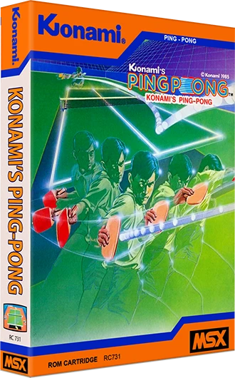 Konami's Ping Pong box art