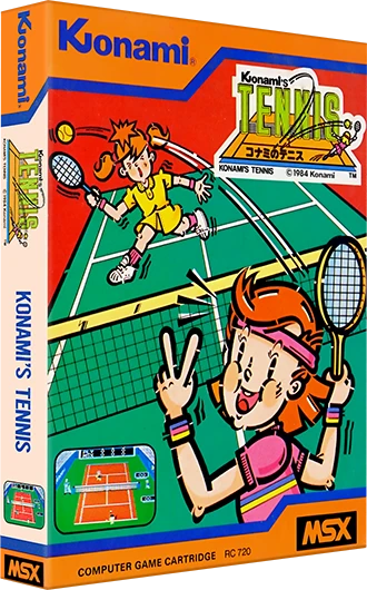 Konami's Tennis box art