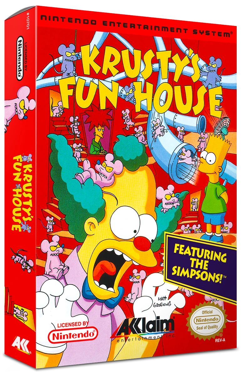 Krusty's Fun House box art