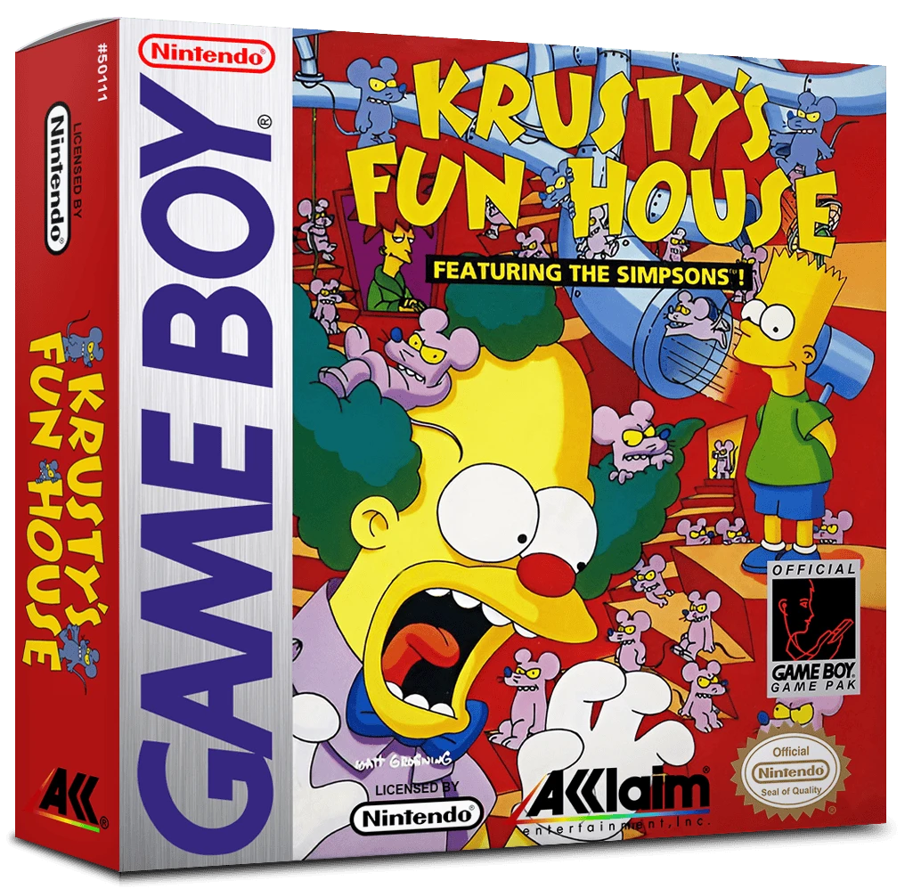Krusty's Fun House box art