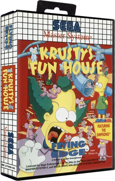 Krusty's Fun House box art