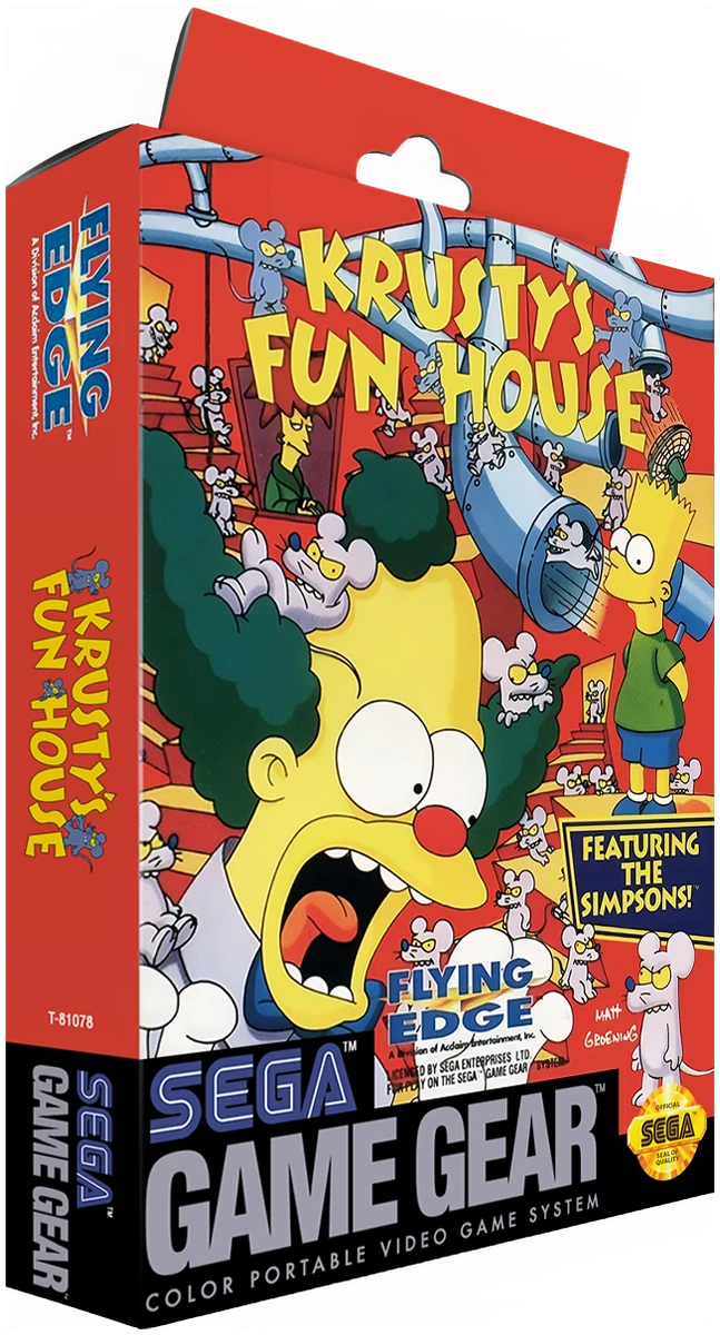 Krusty's Fun House box art