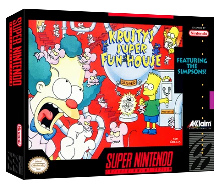 Krusty's Super Fun House box art