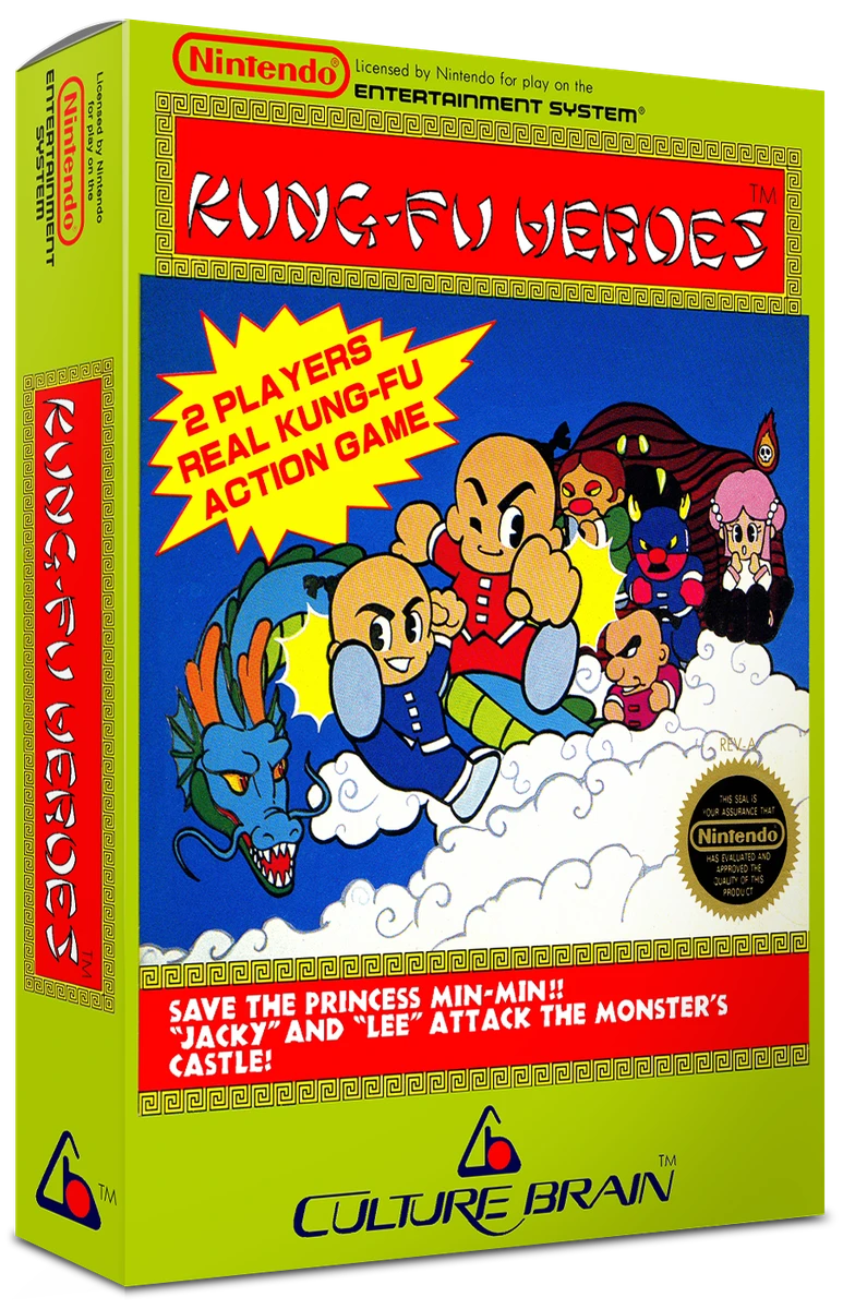 Kung Fu Heroes box art