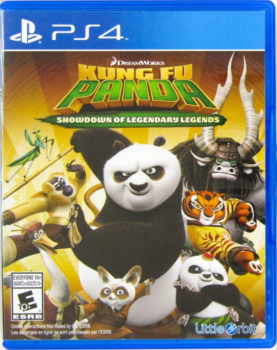 Kung Fu Panda Showdown of the Legendary Legends box art