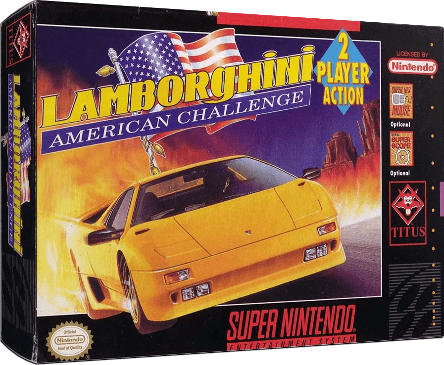 Lamborghini American Challenge box art